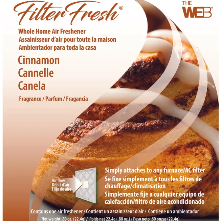Web FilterFresh Cinnamon Scent Air Freshener 0.8 oz. Gel