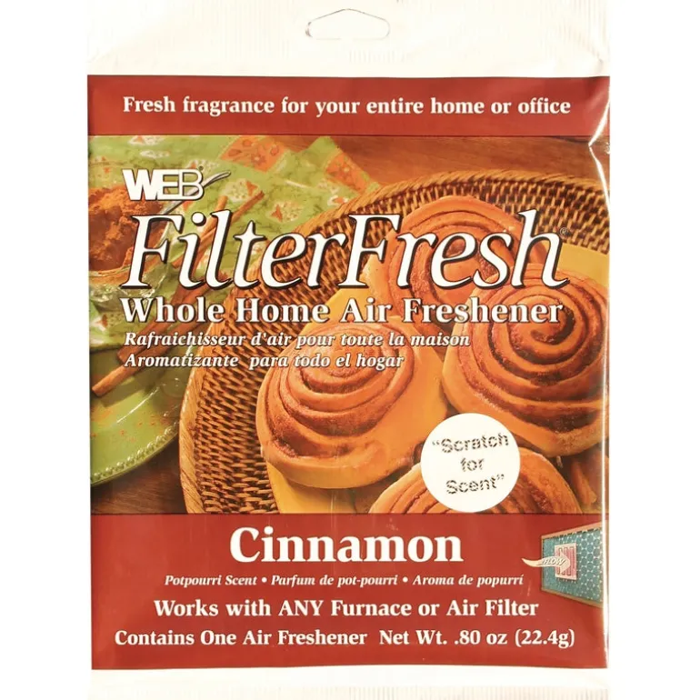 Web FilterFresh Cinnamon Scent Air Freshener 0.8 oz. Gel