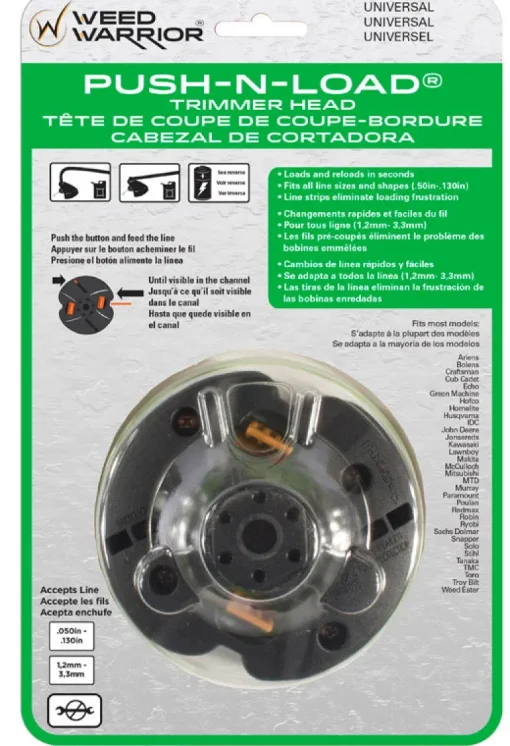 Weed Warrior Push-N-Load Residential Grade Trimmer Head 0.095 Dia. x 10.13 L x 6.44 W in.
