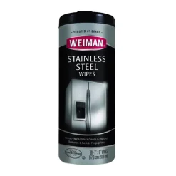 Weiman Fresh Clean Scent Stainless Steel Cleaner 30 pk Wipes