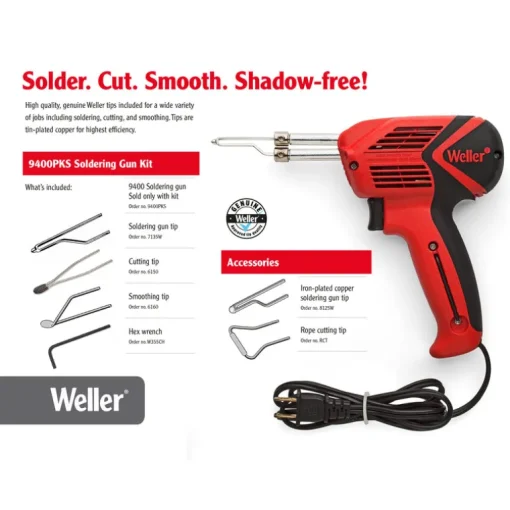 Weller Corded Soldering Gun Kit 140 W 1 pk