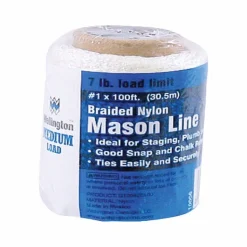 Wellington 100 ft. L White Braided Nylon Mason Line