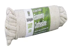 Wellington 3/16 in. D X 50 ft. L Natural Braided Cotton Clothesline Rope