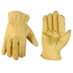 Wells Lamont Men's Driver Work Gloves Ivory XL 1 pair