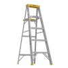 Werner 5 ft. H Aluminum Step Ladder Type I 250 lb. capacity
