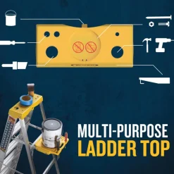 Werner 5 ft. H Aluminum Step Ladder Type I 250 lb. capacity