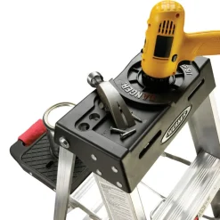 Werner 8 ft. H Aluminum Step Ladder Type IA 300 lb. capacity