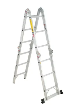 Werner 12 ft. H Aluminum Telescoping Extension Ladder Type IA 300 lb. capacity