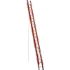 Werner 40 ft. H Fiberglass Extension Ladder Type IA 300 lb. capacity 20-40 ft.