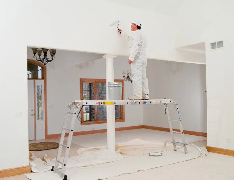 Werner Aluminum Articulating Ladder, 16 ft.