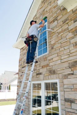 Werner Aluminum Articulating Ladder, 16 ft.