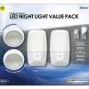 Westek Automatic Plug-in Aria Curved and Directional LED Night Light