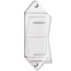 Westek Clear Stainless Steel Rectangle Rocker Switch Guard 4.375 H x 1.44 W in.