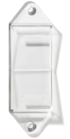 Westek Clear Stainless Steel Rectangle Rocker Switch Guard 4.375 H x 1.44 W in.