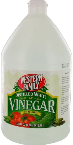 Western Family 24486-3 1 Gallon Distilled Vinegar (Pack of 6)