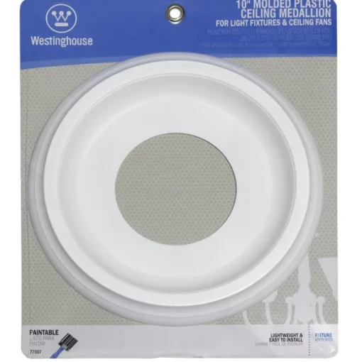 Westinghouse 10 in. D White Ceiling Medallion