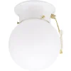 Westinghouse 7.25 in. H X 6 in. W X 6 in. L White Ceiling Fixture