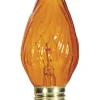 Westinghouse 40 W F15 Specialty Incandescent Bulb E26 (Medium) Amber 2 pk