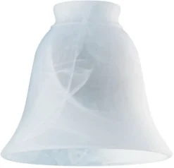 Westinghouse Bell White Glass Lamp Shade 1 pk (Pack of 6)