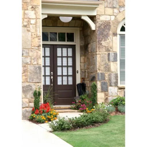 Westinghouse Claremont Switch Incandescent Rustic White Outdoor Light Fixture Hardwired