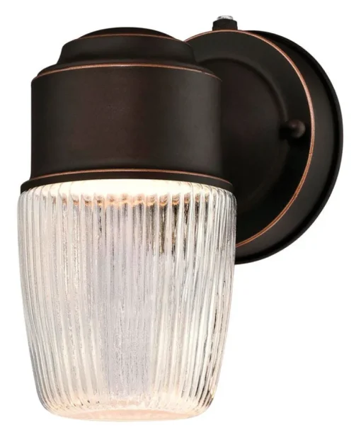 Westinghouse Oil Rubbed Bronze Clear Dusk to Dawn LED Lantern Fixture