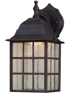 Westinghouse Patina Bronze Switch LED Lantern Fixture