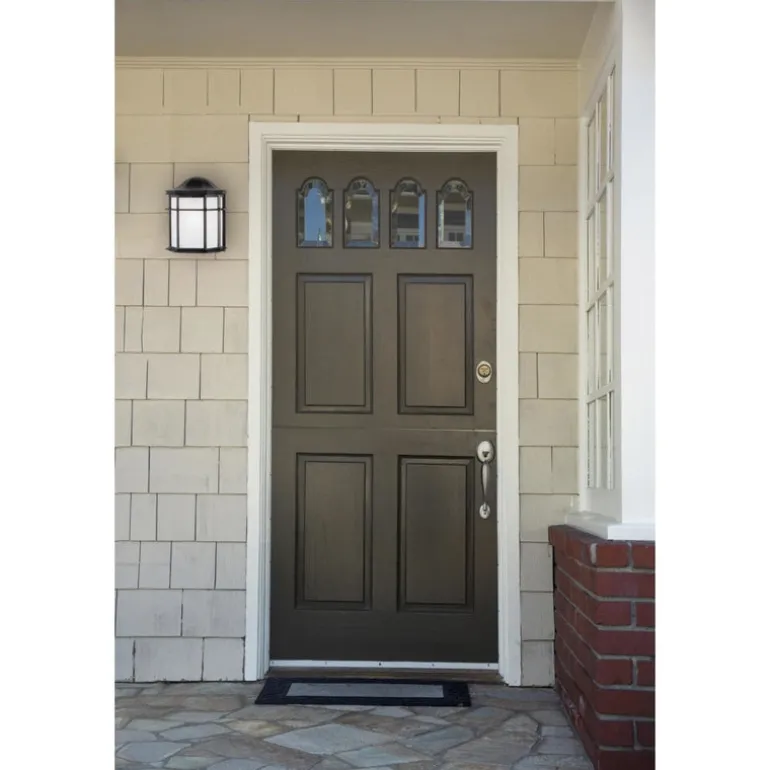 Westinghouse Textured Black Switch Incandescent Wall Lantern