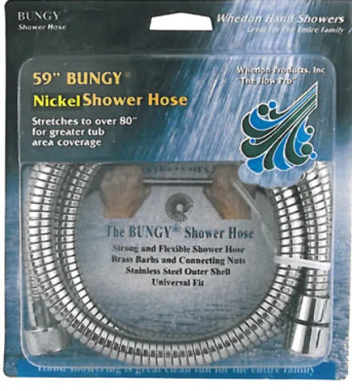 Whedon Bungy Brushed Nickel Stainless Steel 59 in. Shower Hose