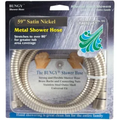 Whedon Bungy Brushed Nickel Stainless Steel 59 in. Shower Hose