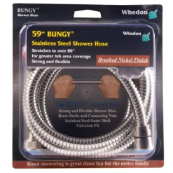 Whedon Bungy Brushed Nickel Stainless Steel 59 in. Shower Hose