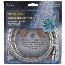 Whedon BUNGY Chrome Stainless Steel 59 in. Shower Hose