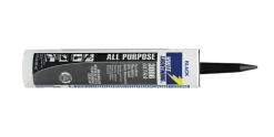 White Lightning 3006 Ultra Black Siliconized Acrylic Latex Sealant 10 oz. (Pack of 12)