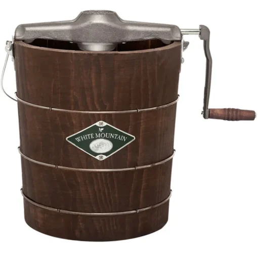 White Mountain Brown 6 qt. Ice Cream Maker 13.2 in. H x 19.2 in. W x 13.4 in. L