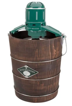 White Mountain Brown 4 qt. Ice Cream Maker 13.5 in. H x 20.8 in. W x 13.3 in. L