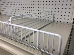 White Steel Shelf Divider 3 in. H X 16 in. L 20 pk