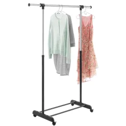 Whitmor 6021-10150 33.25 X 48.62 Black & Chrome Extendable Garment Rack