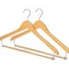 Whitmor 10-5/16 in. H x 2/3 in. W x 17-7/16 in. L Wood Brown Suit Hanger 2 pk