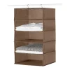 Whitmor 42 in. H x 12 in. W x 11-1/2 in. L Fabric Hanging Vertical Closet Organizer 1 pk