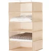 Whitmor 42 in. H x 12 in. W x 11-1/2 in. L Fabric Hanging Vertical Closet Organizer 1 pk