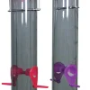 Wild Bird & Finch Tube Feeder, Assorted Colors, 1.25-Lb.