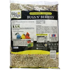 Wild Delight Bugs N' Berries Assorted Species Safflower Seeds Wild Bird Food 4.5 lb