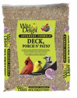 Wild Delight Deck Porch N Patio Assorted Species Sunflower Seeds Wild Bird Food 5 lb