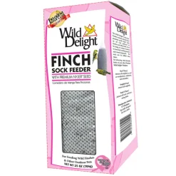 Wild Delight Finches Niger Seed Sock Bird Feeder with Seed 25 oz