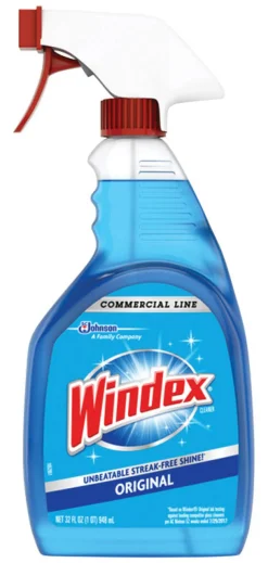 Windex Original No Scent Glass Cleaner 32 oz. Liquid (Pack of 12)