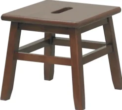 Winsome Wood 94213 Walnut Conductor Step Stool (Pack of 6)