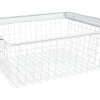 WIRE BASKET 8.5" WHT