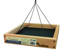 Woodlink Audubon Wild Bird 3 lb Cedar/Screen Platform Bird Feeder 1 ports
