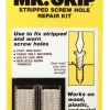 Woodmate's Steel Round Head High/Low Thread Screw Hole Repair Kit 3/4 Dia. x 2 L in.