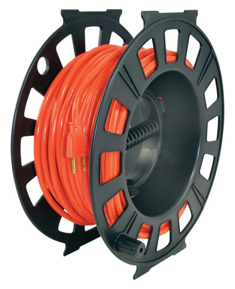 Woods 150 ft. L Plastic Cord Reel