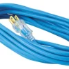 Woods Outdoor 25 ft. L Blue Extension Cord 16/3